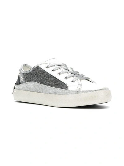 Shop Crime London Ayama Stars Sneakers In White