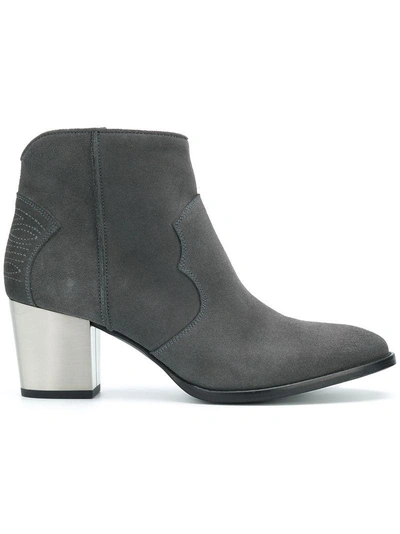 Shop Zadig & Voltaire Zadig&voltaire Molly Ankle Boots - Grey