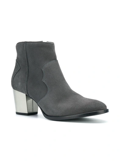 Shop Zadig & Voltaire Zadig&voltaire Molly Ankle Boots - Grey