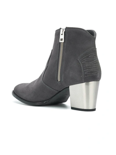 Shop Zadig & Voltaire Zadig&voltaire Molly Ankle Boots - Grey