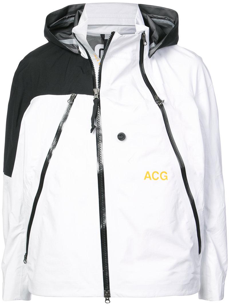 Nike Lab Acg Deploy Gore Tex Jacket White Modesens
