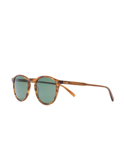 Shop Garrett Leight Hampton Sunglasses In Brown