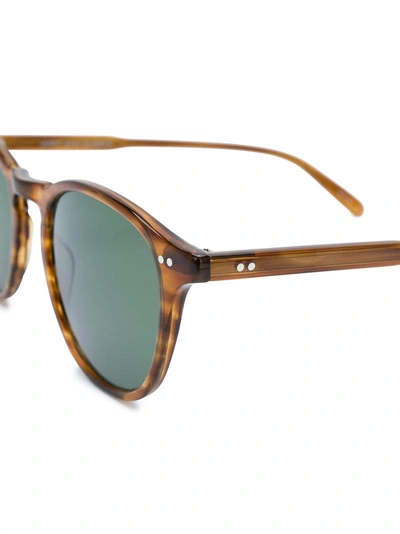 Shop Garrett Leight Hampton Sunglasses In Brown