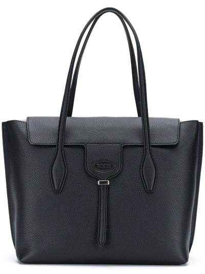 Shop Tod's Large Joy Bag In Black