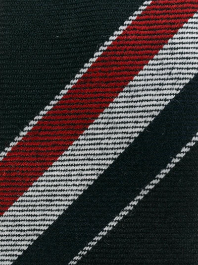 Shop Thom Browne Classic Tie With Engineered Stripes