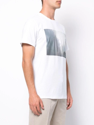 Shop Apc Printed T-shirt In White