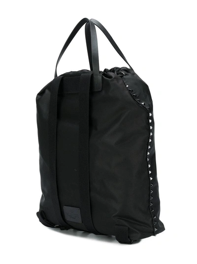 Shop Valentino Garavani Rockstud Backpack - Black