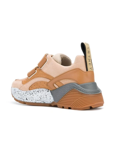Stella Mccartney Eclypse Hook-and-loop Sneaker In Neutrals