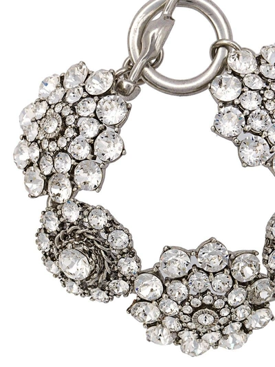 Shop Oscar De La Renta Jeweled Bracelet - Metallic