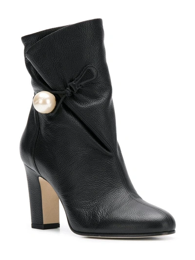 Shop Jimmy Choo Bethanie 85 Ankle Boots - Black