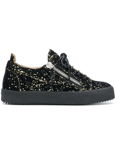 Shop Giuseppe Zanotti Design Gail Sneakers - Black