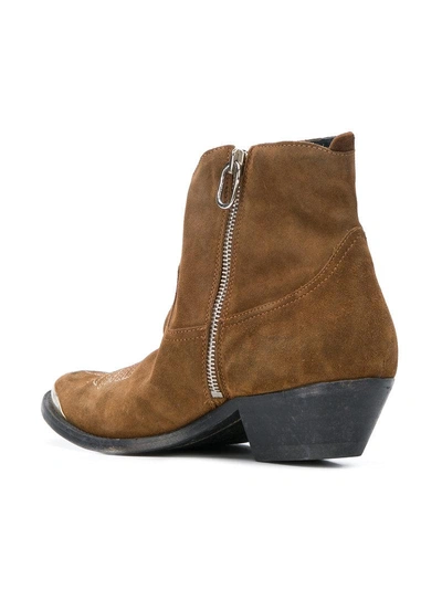 Shop Golden Goose Young Boots In Brown