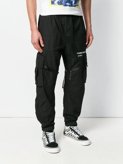 Shop Off-white Loose Fitted Track Trousers