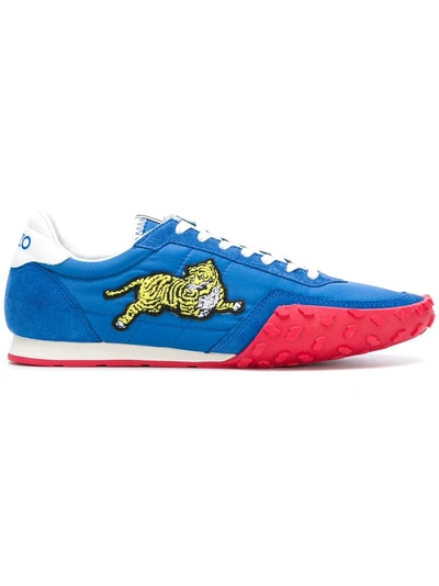 Shop Kenzo Tiger Patch Sneakers