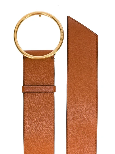 Shop Givenchy Classic Buckled Belt - Brown