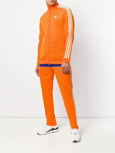 Shop Adidas Originals Adidas Beckenbauer Track Jacket - Orange