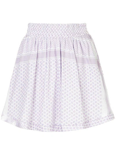 Shop Cecilie Copenhagen Patterned Mini Skirt