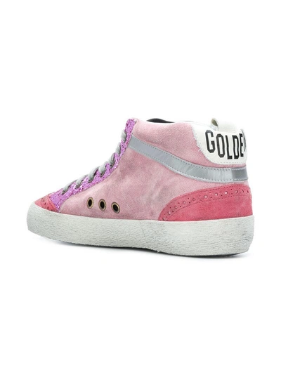 Shop Golden Goose Deluxe Brand Mid Star Sneakers - Pink