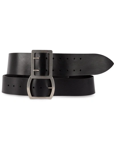 Shop Ann Demeulemeester Adjustable Buckle Belt In Black