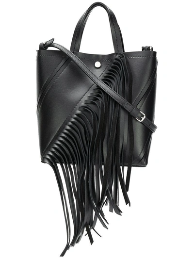 Shop Proenza Schouler Fringe Detail Crossbody Bag - Black