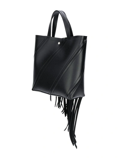 Shop Proenza Schouler Fringe Detail Crossbody Bag - Black
