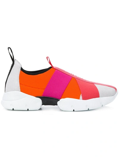 Shop Emilio Pucci City Slip-on Sneakers - Pink