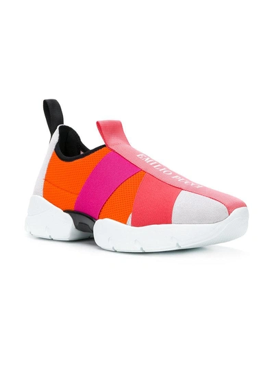 Shop Emilio Pucci City Slip-on Sneakers - Pink
