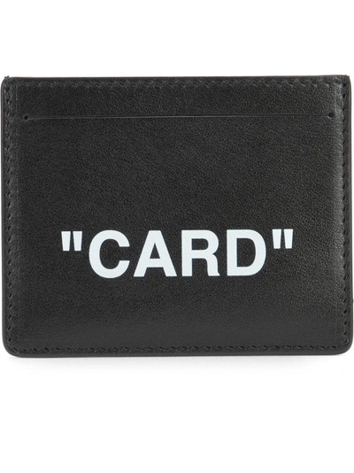 Shop Off-white Classic Cardholder In Black
