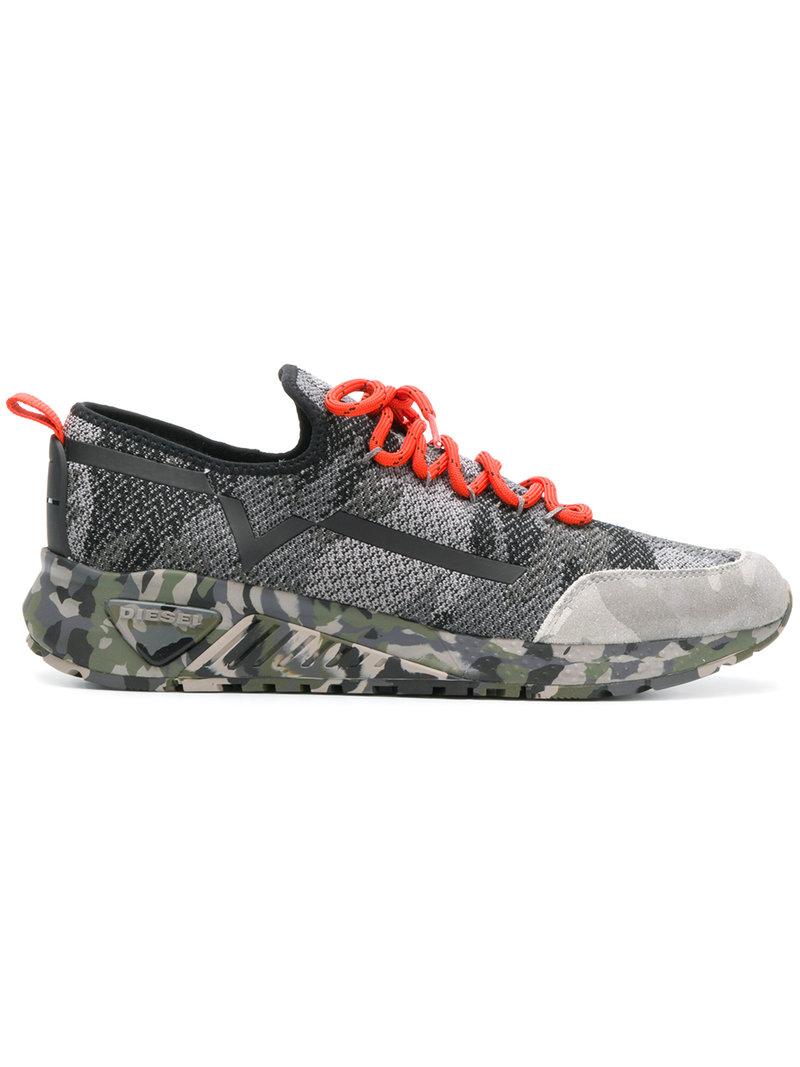 diesel camouflage sneakers