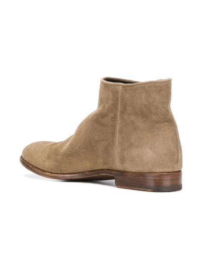 Shop Alberto Fasciani Studded Chelsea Boots In Brown