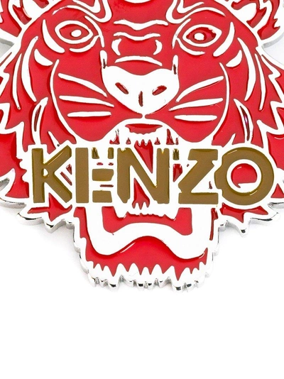 Shop Kenzo 'tiger' Keyring - Red