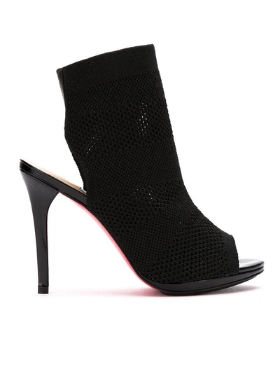 Shop Zeferino Knitted Ankle Boots - Black