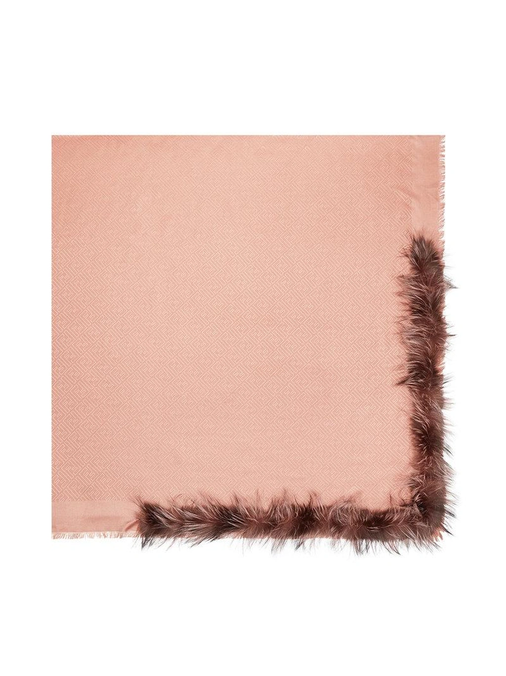 Fendi touch of fur shawl pink new arrivals