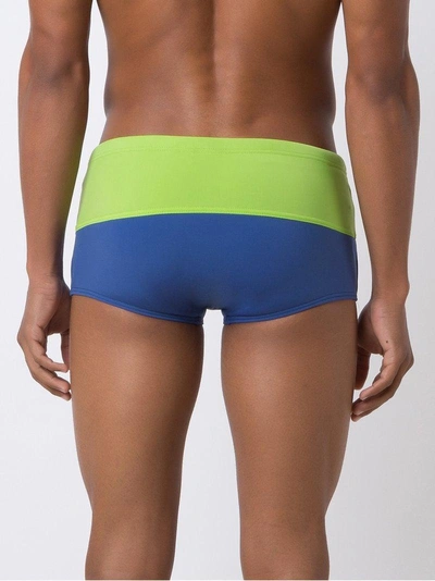 Shop Amir Slama Two-tone Trunks