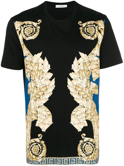 Shop Versace Collection Baroque Print T-shirt - Black