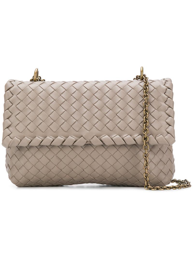 small olimpia bag in intrecciato nappa