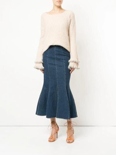 Shop Alice Mccall Only Lonely Sweater - Neutrals
