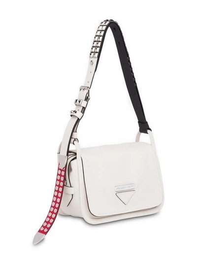 Shop Prada Concept Shoulder Bag - White