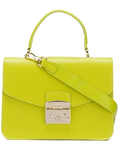 Shop Furla Metropolis Shoulder Bag - Green