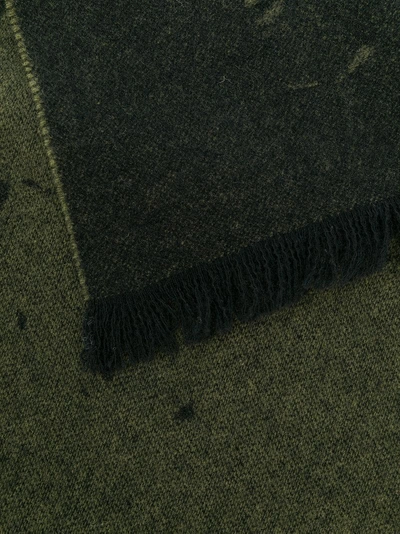 MCQ BY ALEXANDER MCQUEEN MCQ ALEXANDER MCQUEEN SWALLOW SWARM SCARF - GREEN 