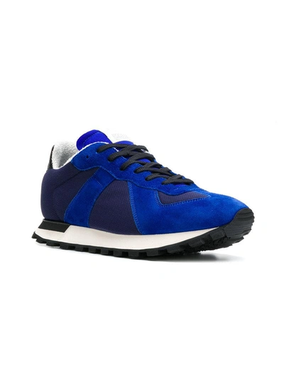 Shop Maison Margiela Replica Runner Sneakers - Blue