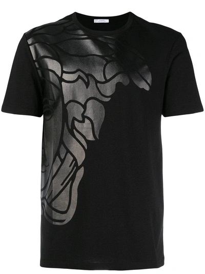 Shop Versace Collection Printed T-shirt - Black