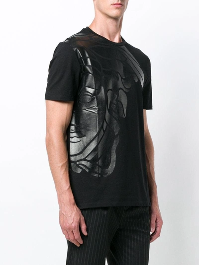 Shop Versace Collection Printed T-shirt - Black