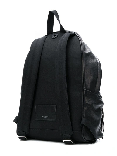 Shop Saint Laurent City Backpack - Black