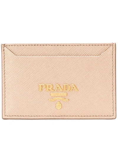 Shop Prada Card Holder - Metallic
