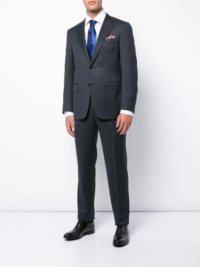 Shop Canali Classic Two-piece Suit - Grey