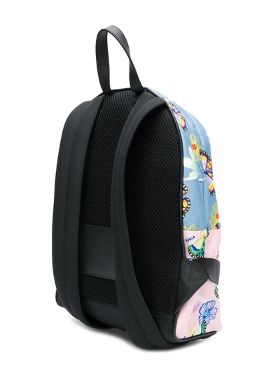 Shop Furla Butterfly Print Backpack - Pink