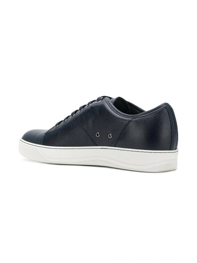 Shop Lanvin Low Top Tennis Sneakers - Blue