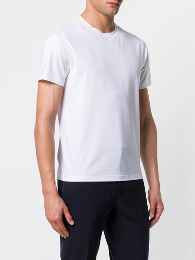 Shop Prada Round Neck T-shirt - White