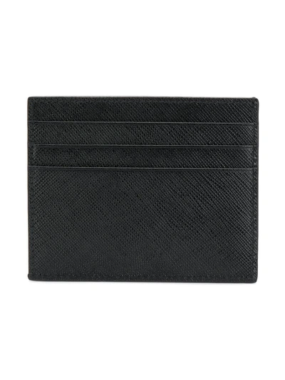 Shop Prada Logo Printed Cardholder - Black